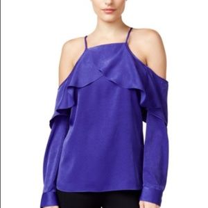 Bar lll  blouse Long sleeve with cold shoulder